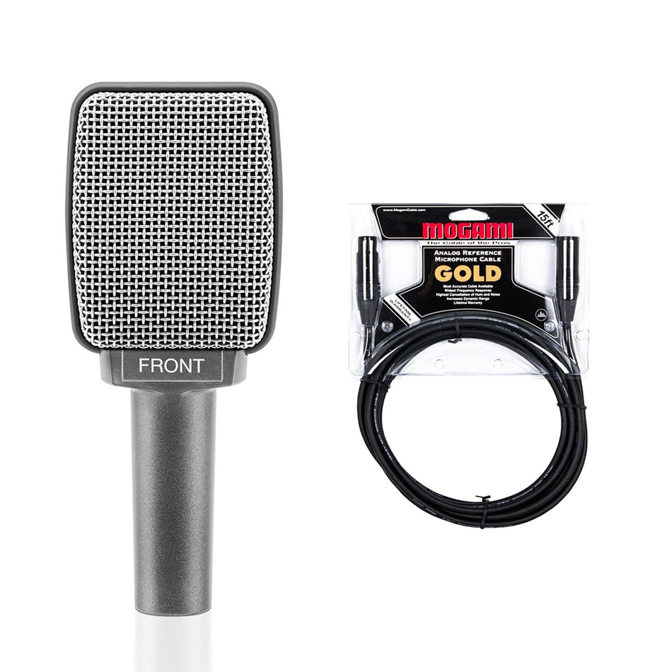 Sennheiser E609 Microphone w/ Premium 15-foot XLR Mogami Gold Cable Bundle