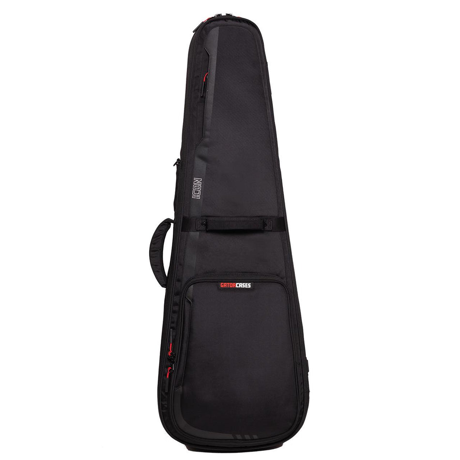 Gator G-ICONLP Black Icon Series Deluxe Padded Gig Bag for Les Paul Style Guitars