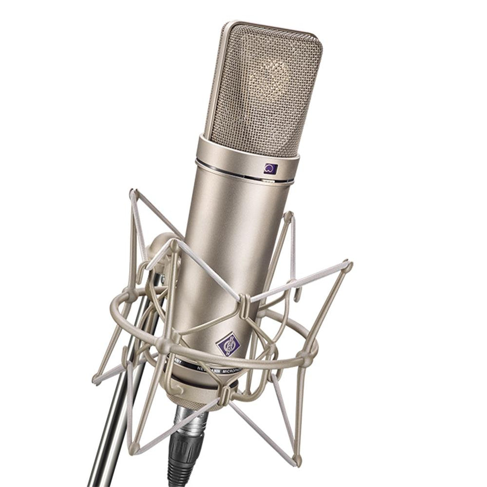 NEW Neumann U 87 AI Microphone Set w/ Shockmount in Nickle Finish - U87 U-87 U/87 Microphone Mic USU87AI/SET
