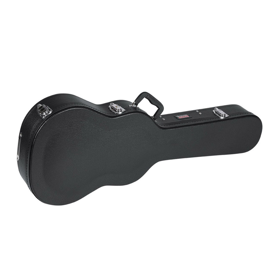 Gator GWE-LPS-BLK Black Economy Wood Case for Single Cutaway Electric Guitars