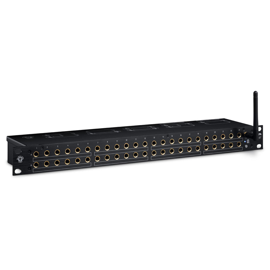 Black Lion Audio PBR TRS BT 48-Point Gold Plated 1/4" TRS Patchbay with Bluetooth