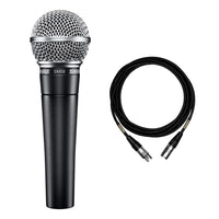 Shure SM58 Vocal Microphone Bundle with 15-foot XLR Mogami Cable