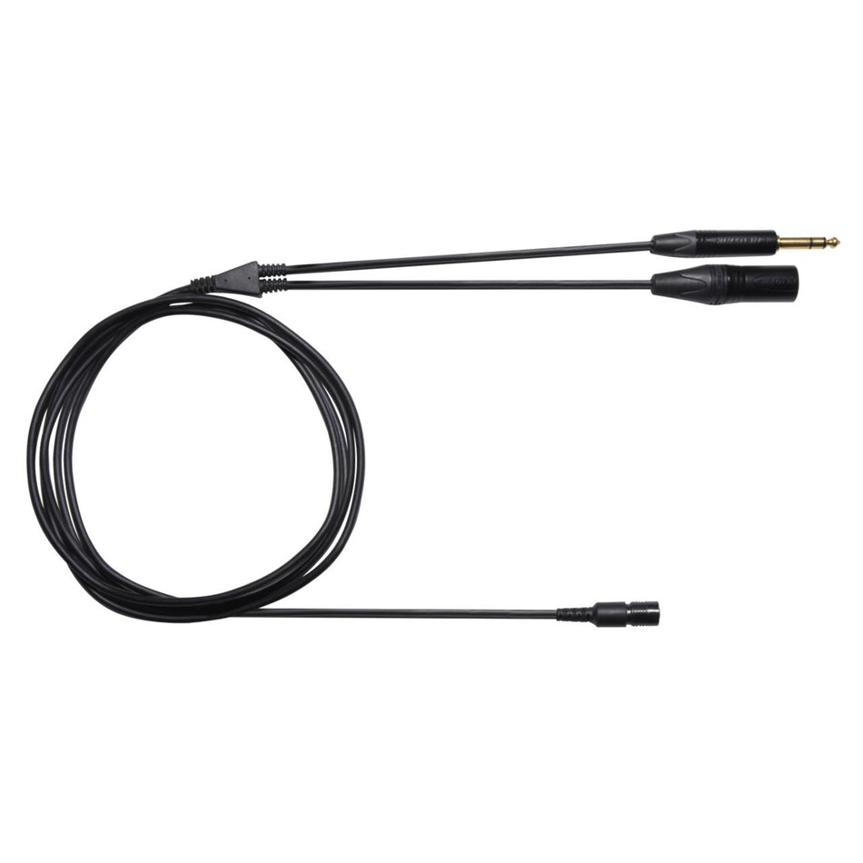 Shure BCASCA-NXLR3QI 7.5ft XLR/TRS Cable for BRH440M, BRH441M and BRH50M