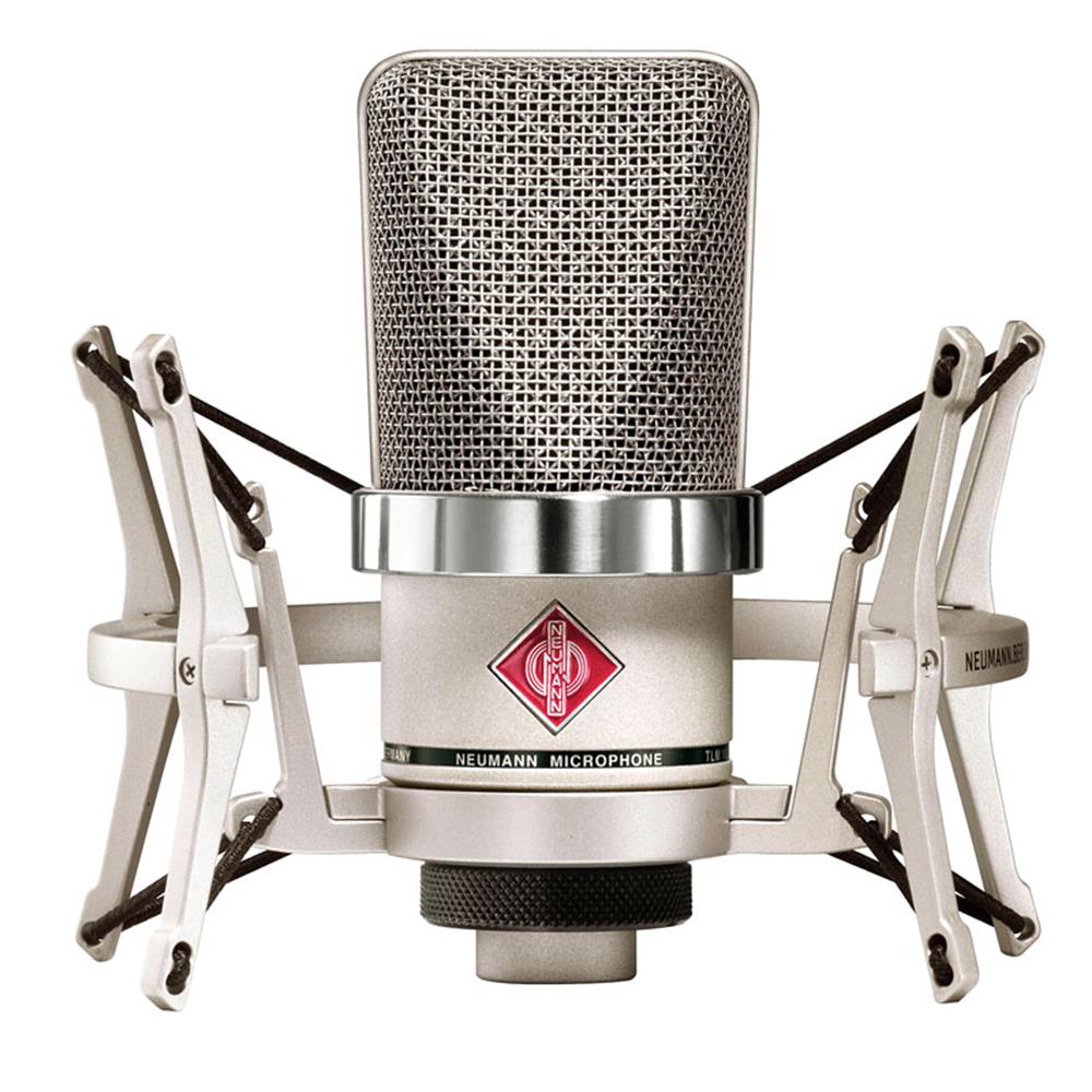 Neumann　TLM102 美品 Neumann Nickel TLM 102 Condenser Microphone Studio Set with Shock