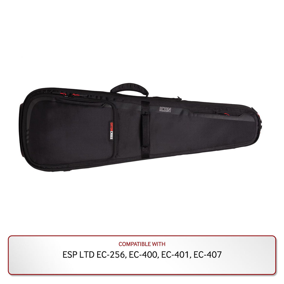 Gator Premium Gig Bag in Black for ESP LTD EC-256, EC-400, EC-401, EC-407
