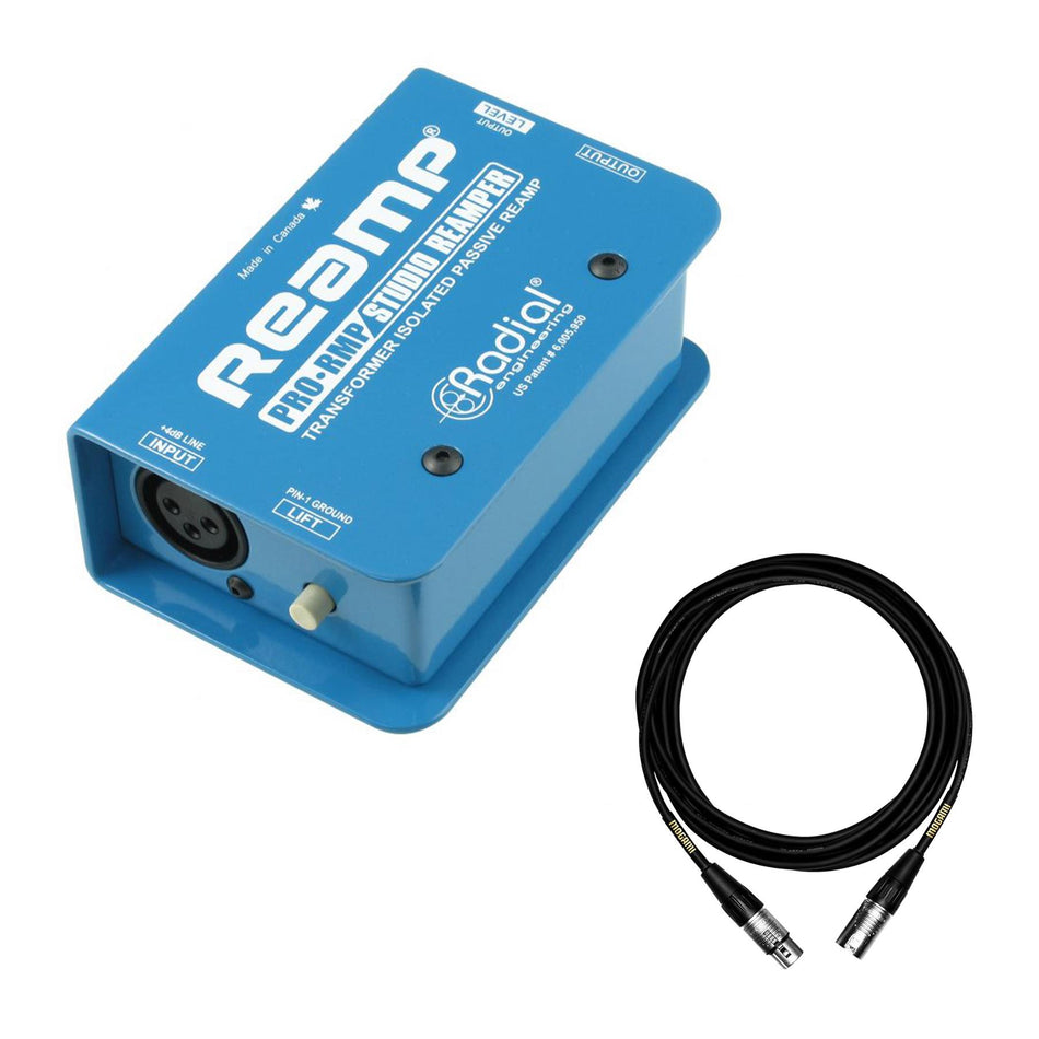Radial Engineering ProRMP Reamper Bundle with 1 Premium Mogami XLR Cables