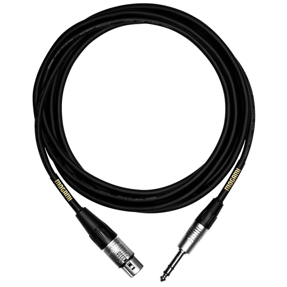 Mogami 5 Foot CorePlus 1/4" TRS to XLR Female Cable MCP SXF 05