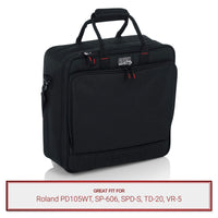 Gator Cases Padded Equipment Bag fits Roland PD105WT, SP-606, SPD-S, TD-20, VR-5
