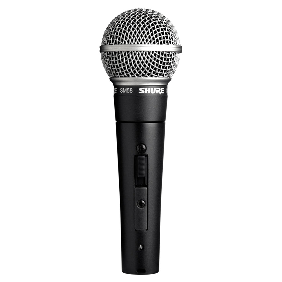 Shure SM58S Cardioid Dynamic Vocal Microphone with Switch