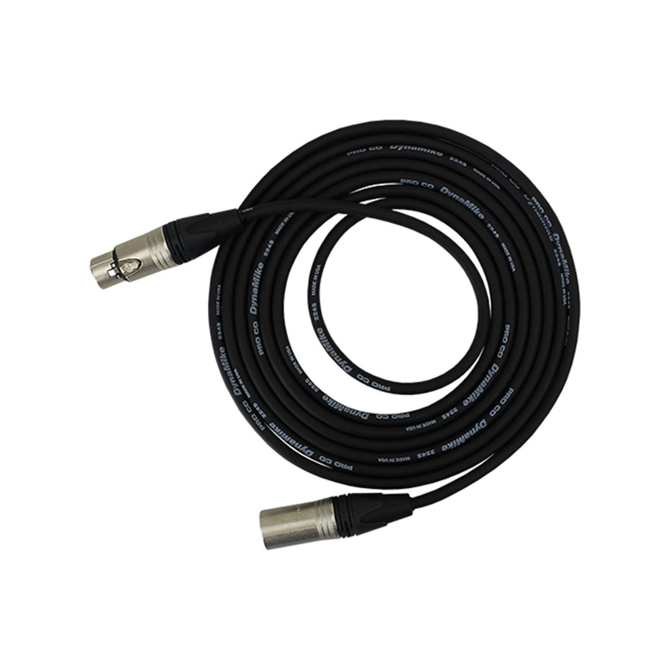 Pro Co Excellines EXMN-15 XLR Male to XLR Female Microphone Cable, 15-Foot