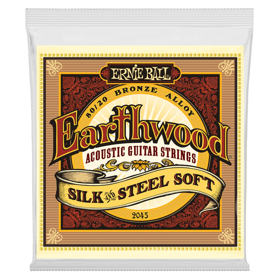 Ernie Ball 2045 Earthwood Silk and Steel Soft Strings