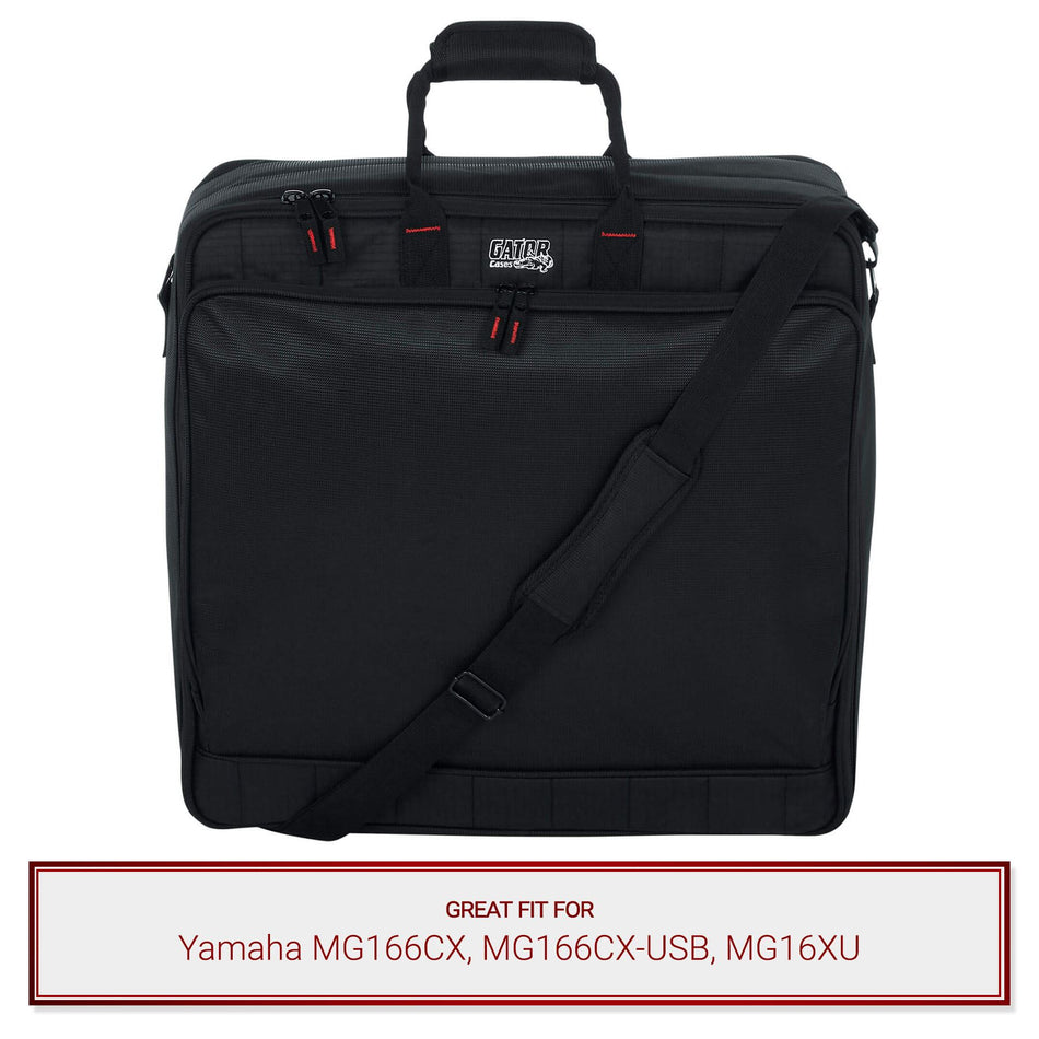 Gator Cases Mixer Bag fits Yamaha MG166CX, MG166CX-USB, MG16XU Mixers