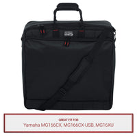 Gator Cases Mixer Bag fits Yamaha MG166CX, MG166CX-USB, MG16XU Mixers
