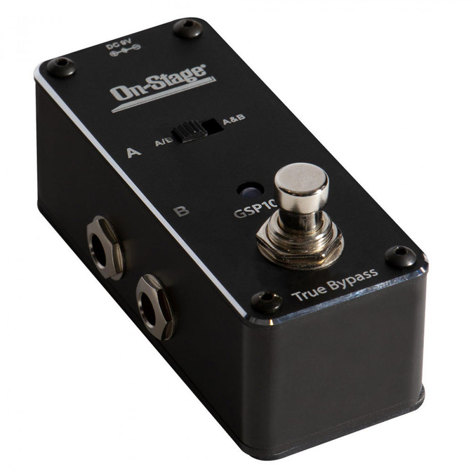 On-Stage GSP1000 ABY Switcher Pedal with True Bypass